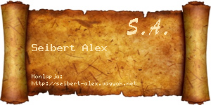 Seibert Alex névjegykártya